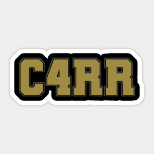 Derek Carr 4A Sticker